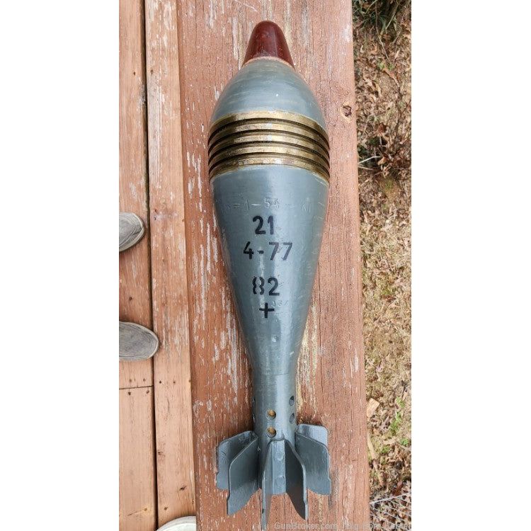 This is a nice cut a way of USSR cold war 82mm HE-mortar bomb