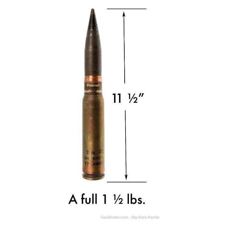 30mm Russian Inert cannon round but Could be reloaded